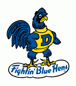 Delaware Blue Hens 1950-1992 Primary Logo iron on transfers for clothing